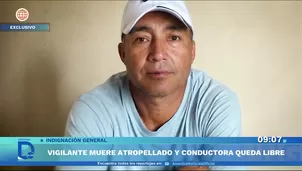 Vigilante muere atropellado y conductora queda libre. Foto y video: Domingo Al Día