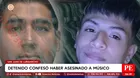 Músico asesinado en SJL: Joven confesó crimen