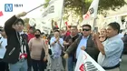 Mypes protestaron en el frontis del Ministerio de la Producción