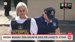 Nadeska Widauski: Piden adelantar juicio por lavado de activos. Foto y video: Unidad de investigación