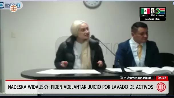 Nadeska Widauski: Piden adelantar juicio por lavado de activos. Foto: Unidad de investigación Nadeska Widauski: Piden adelantar juicio por lavado de activos. Foto: Unidad de investigación
