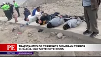 Ataque de supuestos traficantes de terrenos. América Noticias