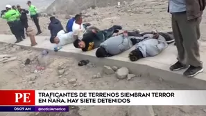 Ataque de supuestos traficantes de terrenos. América Noticias