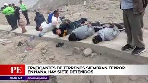 Ataque de supuestos traficantes de terrenos. América Noticias