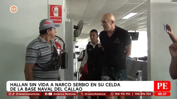 Hallan sin vida a narco serbio en su celda de la Base Naval del Callao. Foto: América Noticias Hallan sin vida a narco serbio en su celda de la Base Naval del Callao. Foto: América Noticias