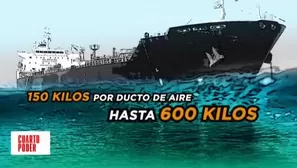 Nueva modalidad de envío de droga a Europa. Foto: América TV