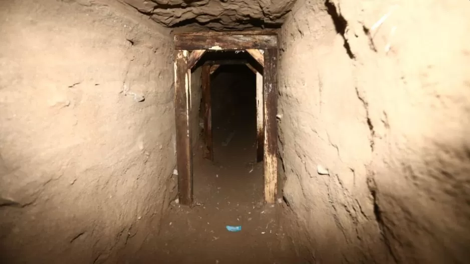 Narcotúnel en San Juan de Lurigancho. Foto: Perú21