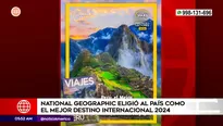 Perú elegido como Mejor Destino Internacional 2024. Foto y video: América Noticias