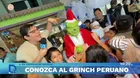 Navidad 2024: Grinch peruano visitó pasaje Rázuri en Comas