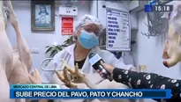 Navidad: sube precio del pavo, pato y chancho en mercado central de Lima