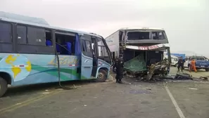 Choque de buses en Nazca. Foto referencial: archivo El Comercio