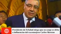 “No se refiere a mí. Se refiere a otros candidatos seguramente”, enfatizó Del Castillo