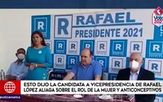 Neldy Mendoza: La postura de la vicepresidenta de López Aliaga sobre el rol de la mujer y los anticonceptivos - Noticias de ilich-lopez-urena