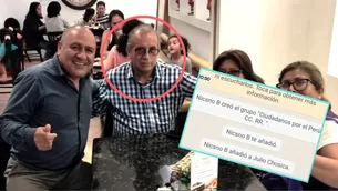 Armando Villalobos, exprefecto provincial de San Martín, y Nicanor Boluarte, hermano de la presidenta - Foto y video: Canal N