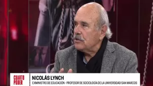 Nicolás Lynch: Lo fundamental en este momento es que se declare a Pedro Castillo presidente electo. Video: Cuarto Poder