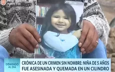 Niña de 5 años fue asesinada y quemada en un cilindro  - Noticias de quemada