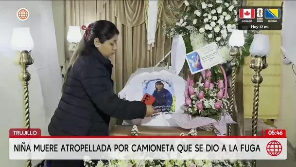 Niña muere atropellada en Trujillo. Foto: América Noticias Niña muere atropellada en Trujillo. Foto: América Noticias