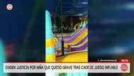 Niña queda grave tras caer de juego inflable en Circuito Mágico