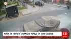 Niña resultó herida tras asalto en parque de Los Olivos