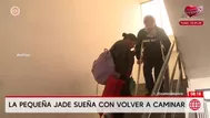 Niña sueña con volver a caminar y necesita operarse en España