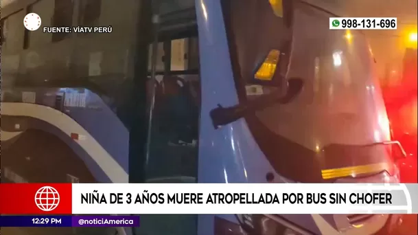 Bus chocó contra autos | Imagen:  ViaTV Perú