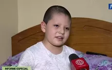 Niño de 8 años con cáncer necesita ayuda para continuar con su tratamiento - Noticias de pacientes