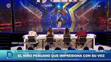 Niño peruano de 11 años sorprende con voz de Yma Súmac. Foto y video: Domingo al día