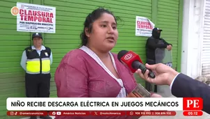 Niño recibe descarga eléctrica en juegos mecánicos en Villa El Salvador. Foto y video: América Noticias