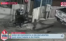 Niño se enfrenta a delincuentes que asaltaban a su papá - Noticias de encanonan
