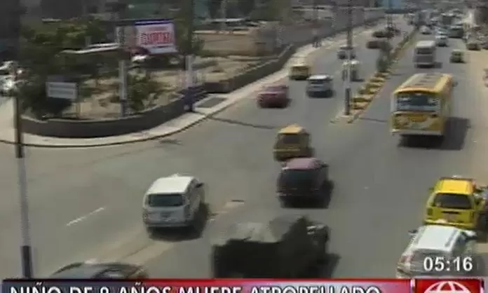 Niño de seis años muere atropellado a la salida de su colegio