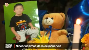 Niños víctimas de la delincuencia en Lima