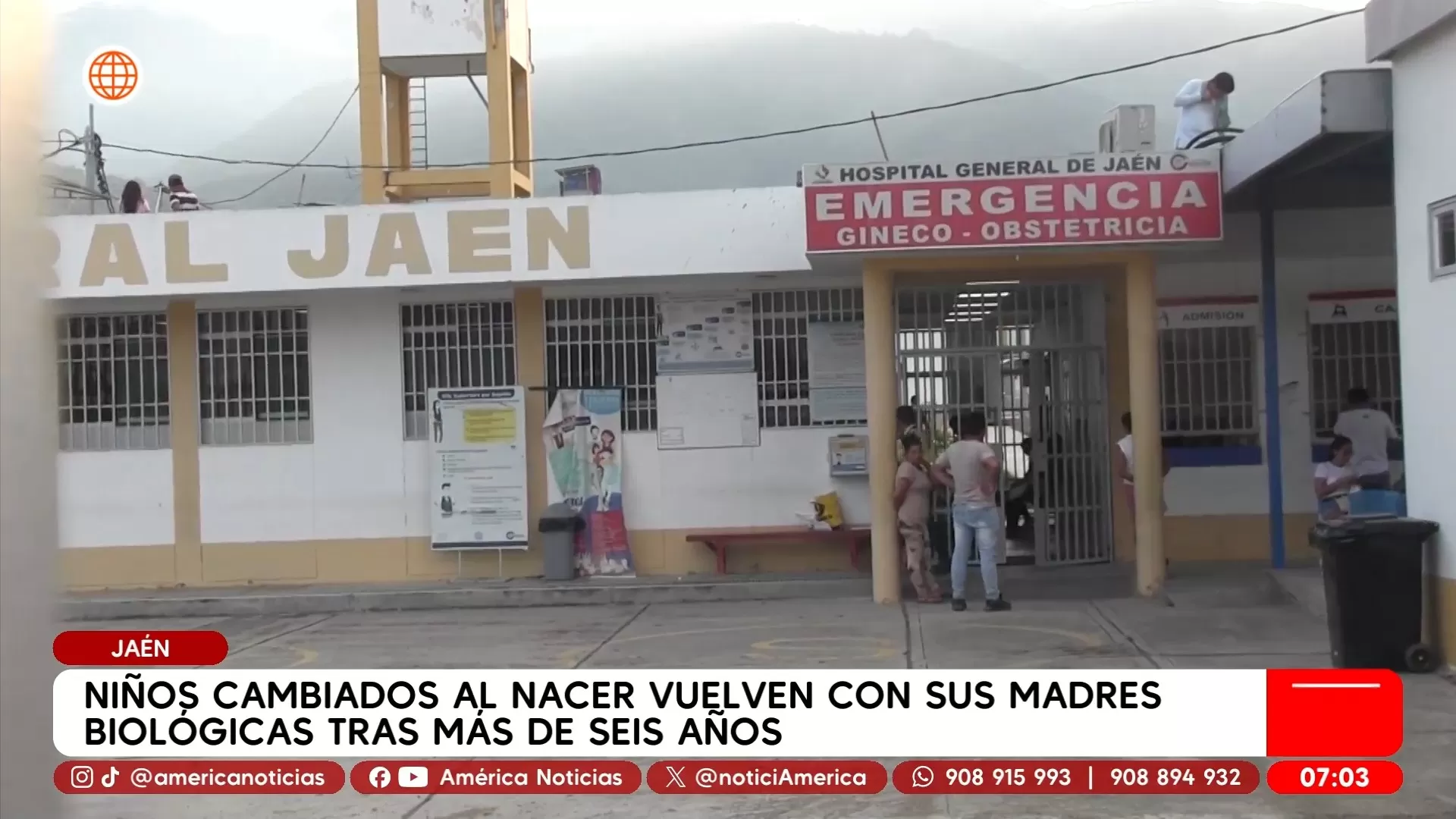 Niños cambiados al nacer vuelven con sus madres biológicas tras más de seis años. Foto: América Noticias