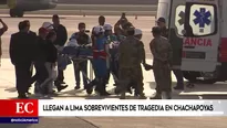 Los niños fueron movilizados en ambulancias del SAMU. Foto: captura de TV