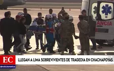 Niños heridos en accidente en Chachapoyas llegaron a Lima - Noticias de chachapoyas