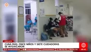 Niños y cuidadoras de Cuna Más intoxicados en Chiclayo