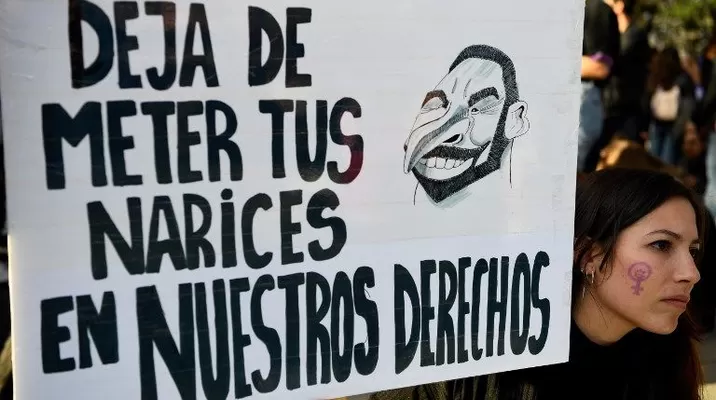 Diversas manifestaciones contra el machismo se realizan en varios países de América Latina. Foto: AFP Diversas manifestaciones contra el machismo se realizan en varios países de América Latina. Foto: AFP