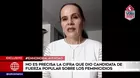 No es precisa la cifra que dio candidata de Fuerza Popular respecto a feminicidios