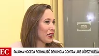 La congresista Paloma Noceda formalizó su denuncia por tocamientos indebidos. Foto: captura de TV