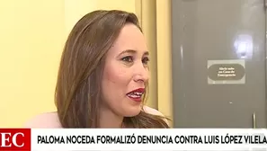 La congresista Paloma Noceda formalizó su denuncia por tocamientos indebidos. Foto: captura de TV