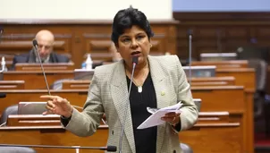 Norma Yarrow afirma que tiene elaborada una moción de censura contra Óscar Reto. Foto: Congreso. Video: Canal N