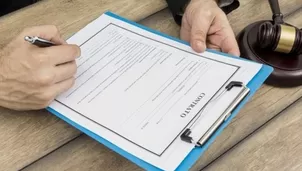 Notaría. Foto referencial: Minjusdh