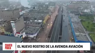 El nuevo rostro de la avenida Aviación. Foto: Cuarto Poder