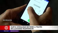 Nueva modalidad de robo por llamadas. Foto: América Noticias