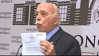 Carlos Tubino, vocero de Fuerza Popular.