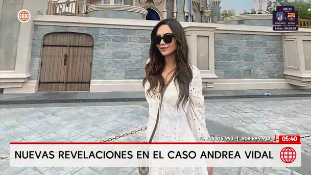Nuevas revelaciones en el caso Andrea Vidal. Foto: Unidad de investigación