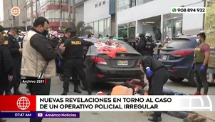 Nuevas revelaciones en torno al caso de un operativo policial irregular. Foto y video: Unidad de investigación