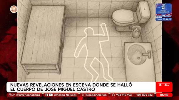 Nuevas revelaciones en escena donde se halló el cuerpo de José Miguel Castro. Foto: Unidad de investigación