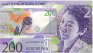 Nuevo billete de S/200 cuenta con el rostro de la pintora Tilsa Tsuchiya