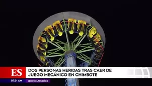 Juegos mecánicos en Nuevo Chimbote.