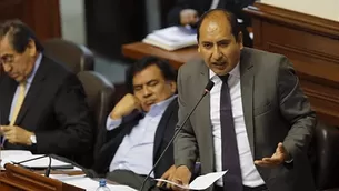 Richard Arce, vocero de Nuevo Perú, asegura que buscan distraer a la ciudadanía con la interpelación. Foto: La República